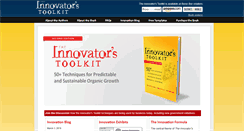 Desktop Screenshot of innovatorstoolkit.com